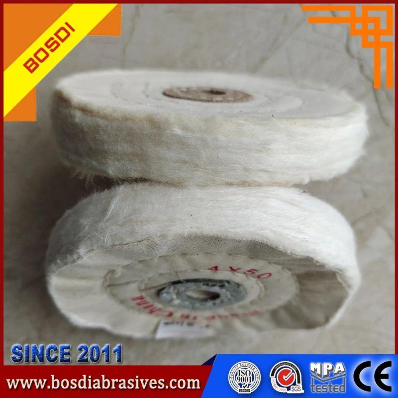 4" Abrasive Polishing Cloth Wheel for Polsihing The Wood, Steel, Stainless Steel