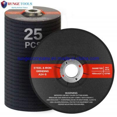 4-1/2&quot; Metal Abrasive Grinding Wheels for 4.5&quot; Various Angle Grinder Power Tools
