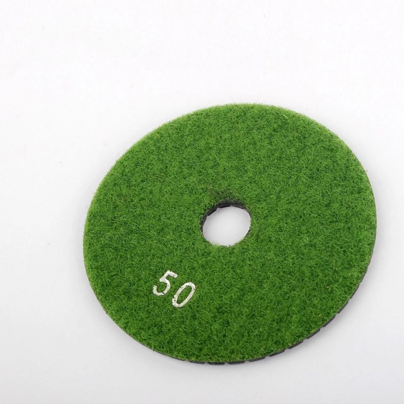 Factory Wet Resin Polishing Diamond Pad for Granite Marble 2" 3" 4" 5" 6"