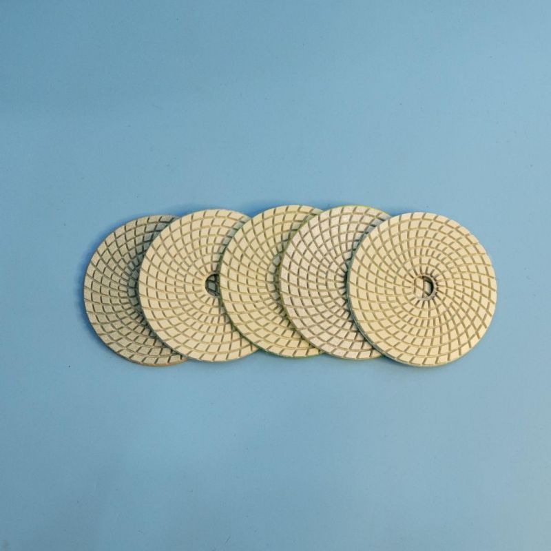 New 125mm Good Performance Abrasive Polishing Pad for Stone