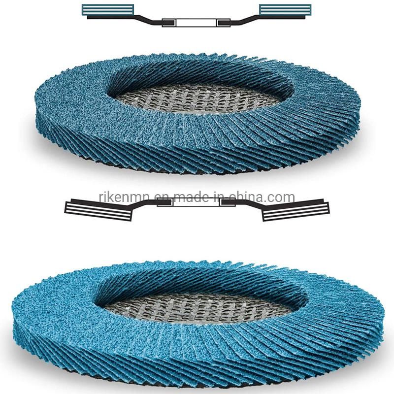 High Density Calcined Flap Wheel Flap Disc for Metal