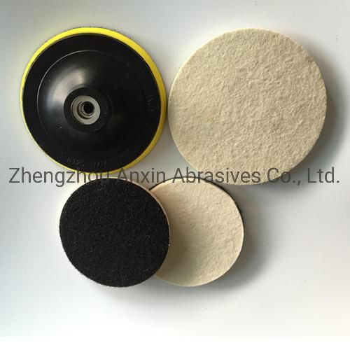 Felt Disc with Black Velcro Pad