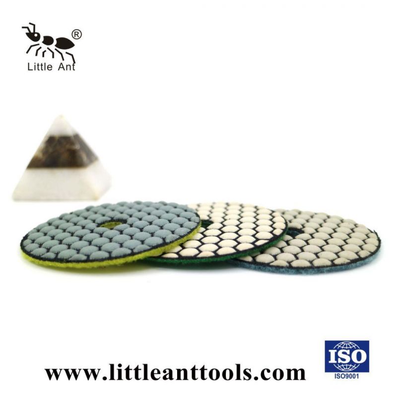 125mm Dry Use Resin Polishing Pad for Granite and Marble