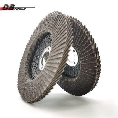 4&quot; 100mm Abrasive Grinding Flap Disc Wheel Calcined Alumina for Derusting Stainless Steel Wood for Angle Grinder