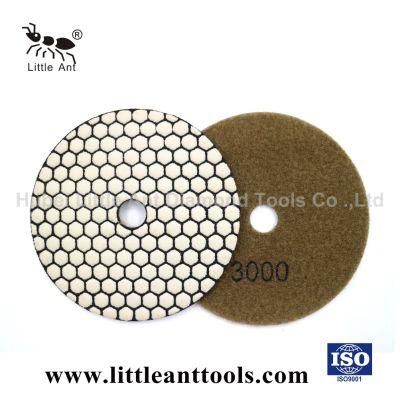 180mm Diamond Flexible Dry Polishing Pads for Granite/Concrete/Marble