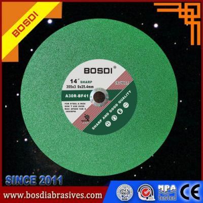 355X2.8X25.4mm Green Cutting Wheel/Disc for Metal and Inox, Resin Cutting Wheel, Cutting Tools, Chopsaw Wheel