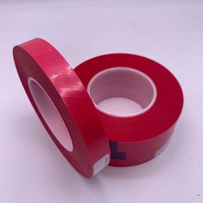 Red Color 19mm*100m Cheap Clear Heavy Duty Strong Adhesive Tape for Abrasive Sanding Belts