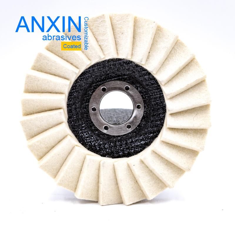 Woolen Radial Flap Disc for Stainless Steel Finishing Polish