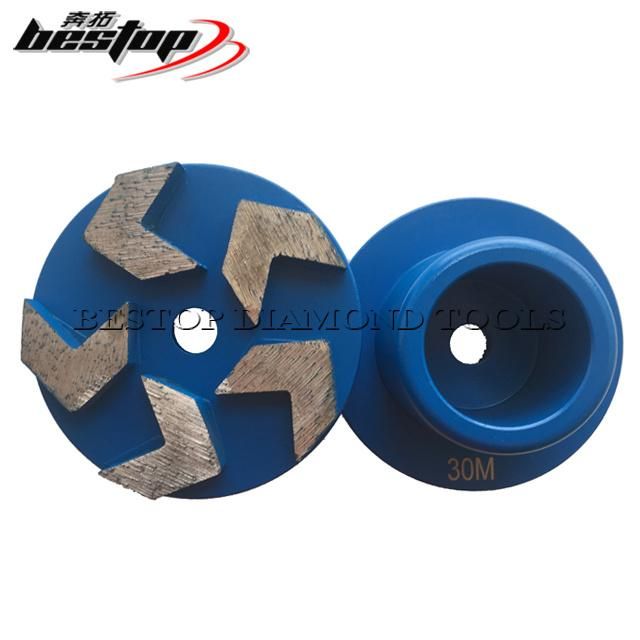 Floorex Arrow Segmented Grinding Plug for Terrazzo and Concrete