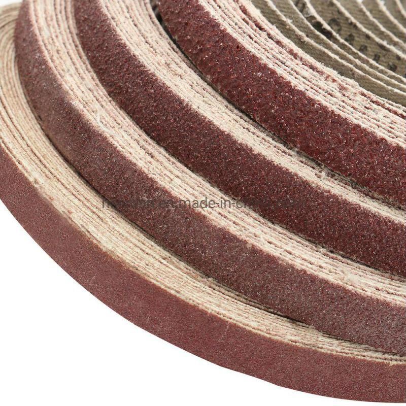 10*330mm Aluminum Oxide Abrasive Sanding Belt Roll Sanding Cloth Belt for Glass Polishing