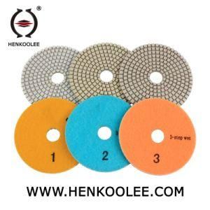 Classic Granite Wet Polishing Pads 3 Step Polishing Pads