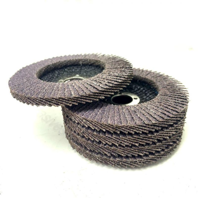 Purple Factory Direct Sales Abrasive Sanding Tooling Ceramic Grain Flap Disk Disc for Metal Wood Alloy Iron Stainless Steel Grinding From Chinese Manufacturer