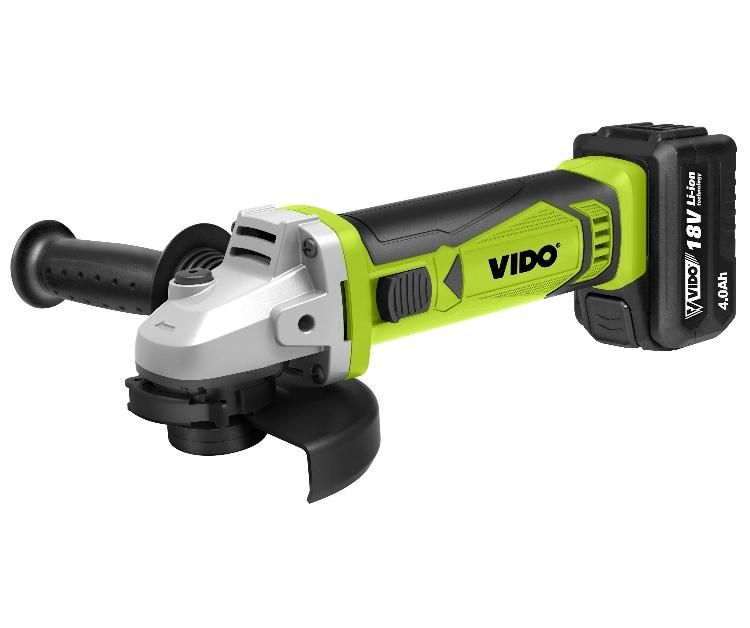 Vido 18V 115mm Lithium Cordless Angle Grinder 4ah