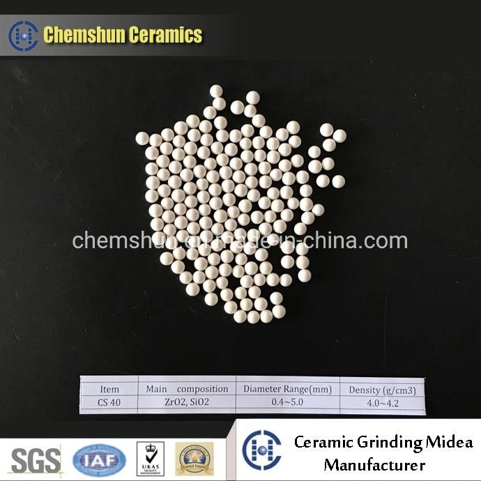 Chemshun Zirconium Silicate Ceramic Beads Balls for Mining Minerals Ores