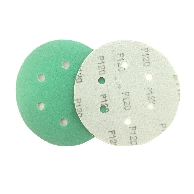 5 Inch Sanding Disc Polishing Pad Green Color for Wood