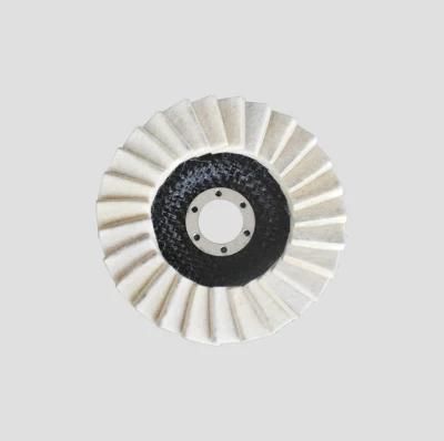 High Quality Premium Wear-Resisting Abrasive Tool 115mm Felt Flap Disc for Grinding Stainless Steel and Metal