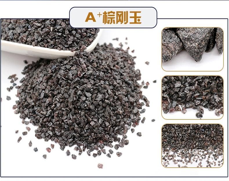 ISO Certificated Natural Brown Fused Alumina / Aluminum Oxide for Abrasive/ Refractory