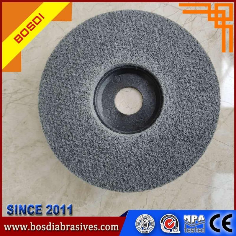 5"Inch Abrasive Nylon Flap Disc/Wheel with Plastic Backing Polishing for The Magnesium Aluminum Alloy, Magnalium, Titanium Alloy, Stainless Steel, Stone