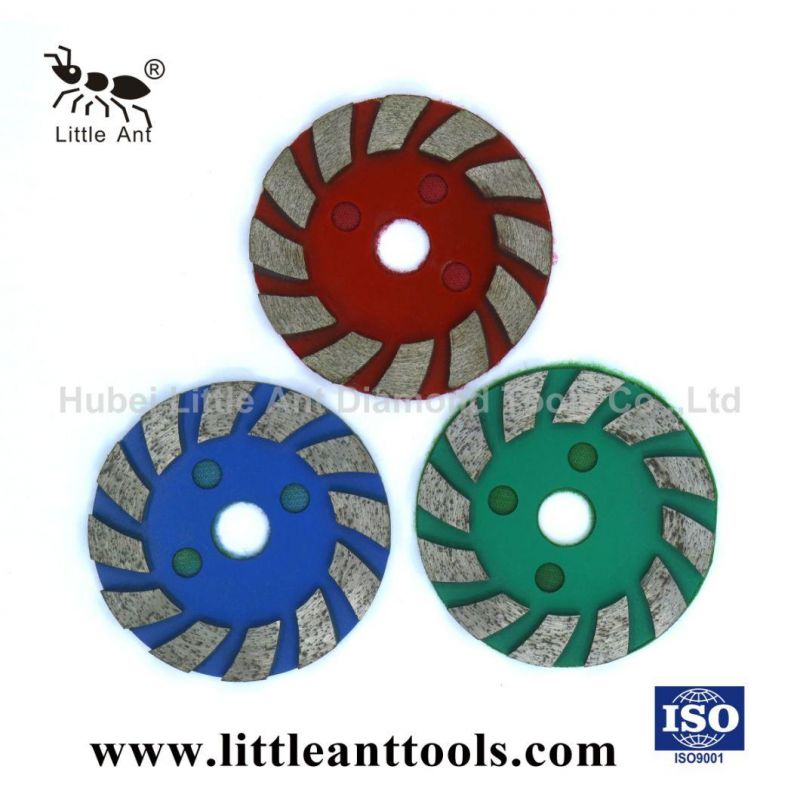 Trapezoid Metal Grinding Plate and Circular Grinding Plate for Concrete, HTC Machine with Shoe
