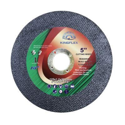 Abrasive Wheel, 125X1.2X22.23mm, 1net Black, for General Steel, Metal and Stainless Steel
