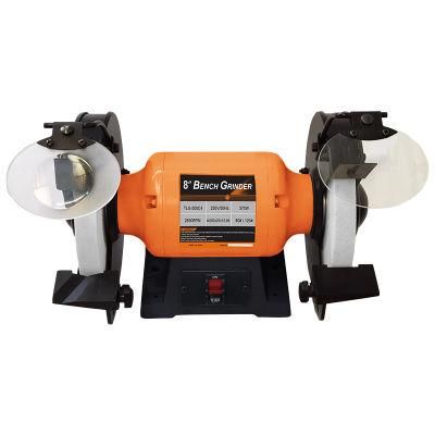 Low Speed 120V 1/2HP 8 Inch Electrical Bench Grinder with Wa Wheels for DIY