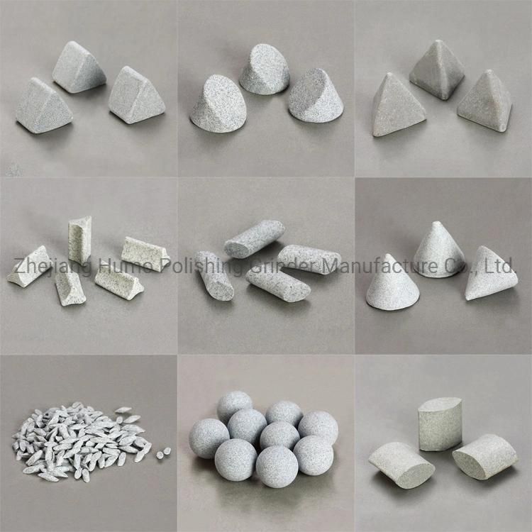 3p Random Shape Shapeless Granule Porcelain Polishing Media Tumbling Media China