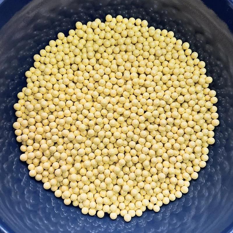 Yellow zirconia ceramic grinding beads high density for sale