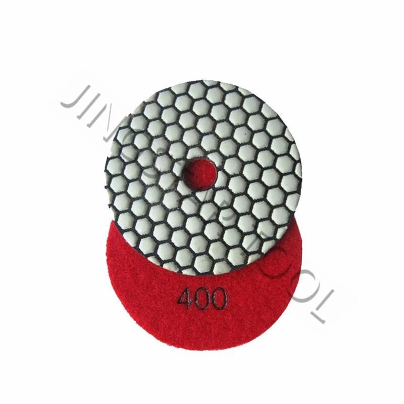 Dry Used Diamond Flexible Glass Polishing Pads for Marble and Granite