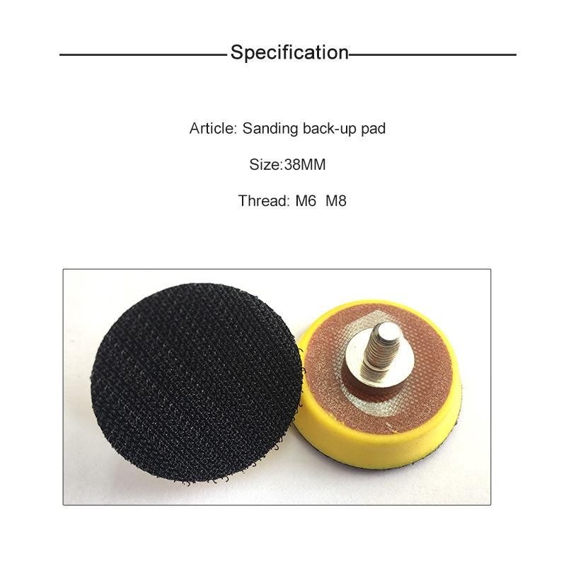 1.5 Inch 38mm Backup Sanding Pad Sanding Disc Backing Pad Hook and Loop Power Tools Accessories