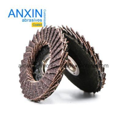 2&prime;&prime; or 3&prime;&prime; Mini Abrasive Flap Disc with Bore Diameter 10mm or 16mm