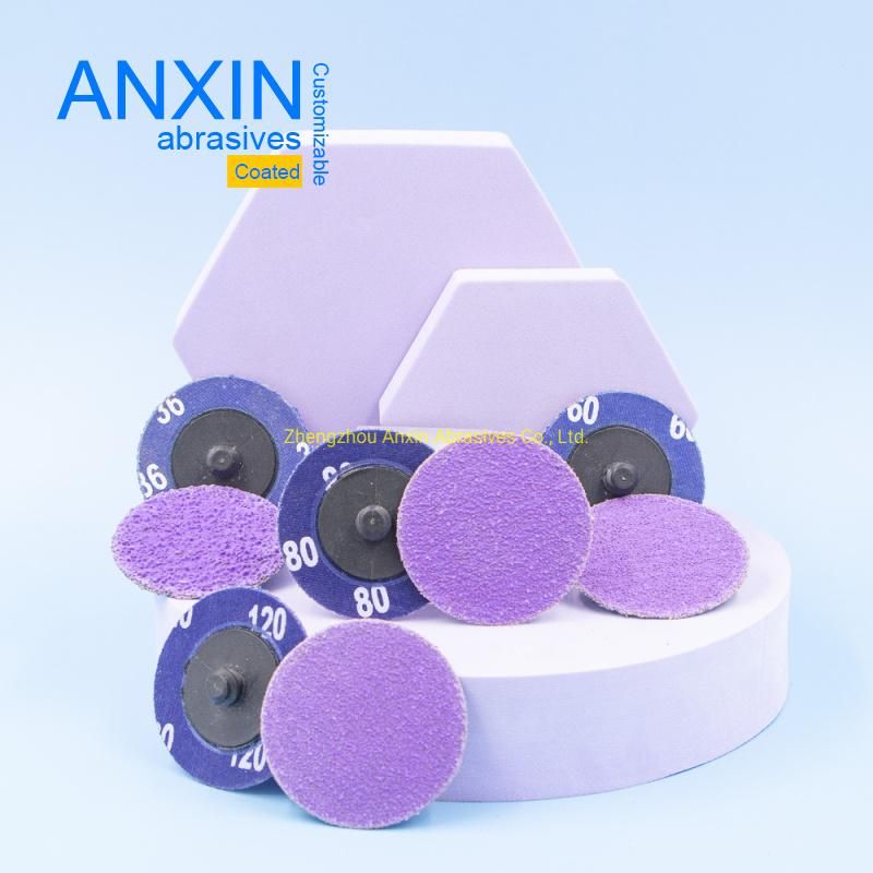 Purple Color Ceramic Quick Change Disc