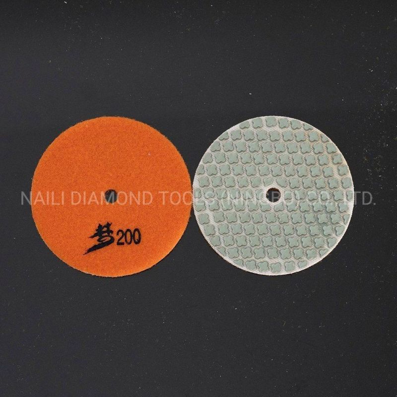 4′ ′ Seven Steps Dry Dream Polishing Pad for Marble