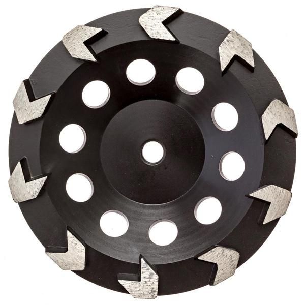 Concrete Grinding Single or Double Row Diamond Cup Grinding Wheel