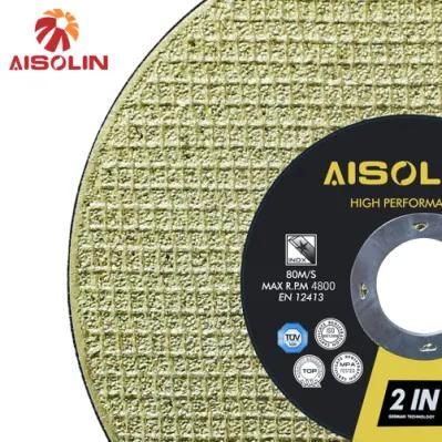 China Manufacturer 7 Inch Abrasive Tool Cutting Wheel for Metal and Stainless Steel with MPa Certificate