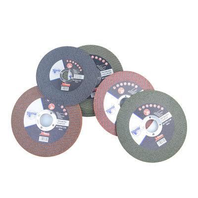 China Factory 125*1.6*22mm Resin Bond Abrasive Grinding Cutting Wheel for Stainless Steel