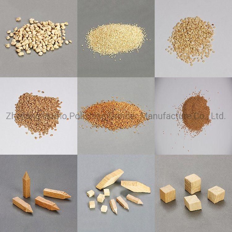 Metal Plastic Parts Dry Tumbling Polishing Deburring Walnut Shell Media China