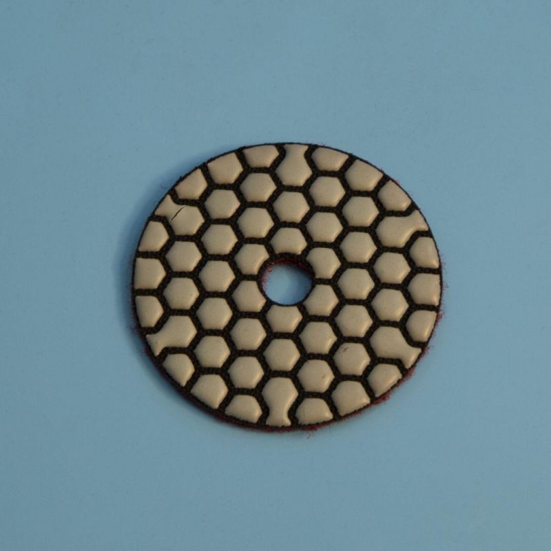 New 4 Inch High Quality Abrasive Dry Polishing Pad for Stone