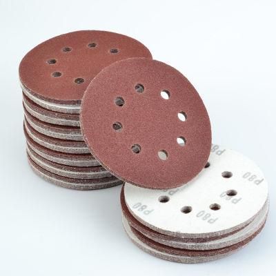 Abrasive Hook and Loop Velcro 400/800/1000 Grit 5inch Ao Sanding Paper Sanding Disc