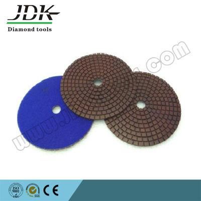 100mm Dry Flexible Polishing Pads for Granite Marble Sanding