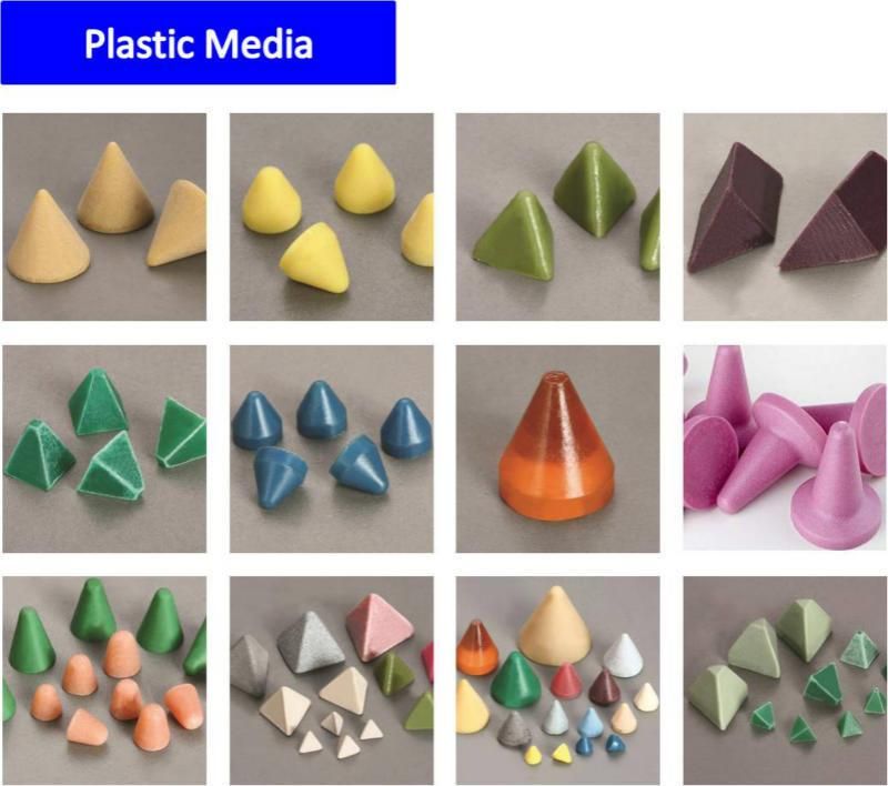 Cost Effective Aluminum Deburring and Polishing Plastic Tumbling Media China