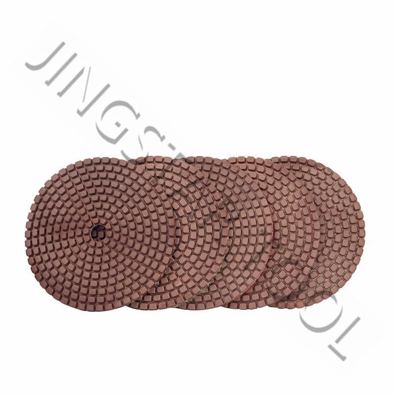 Diamond Resin Copper Wet Polishing Pad for Stone Marble Granite