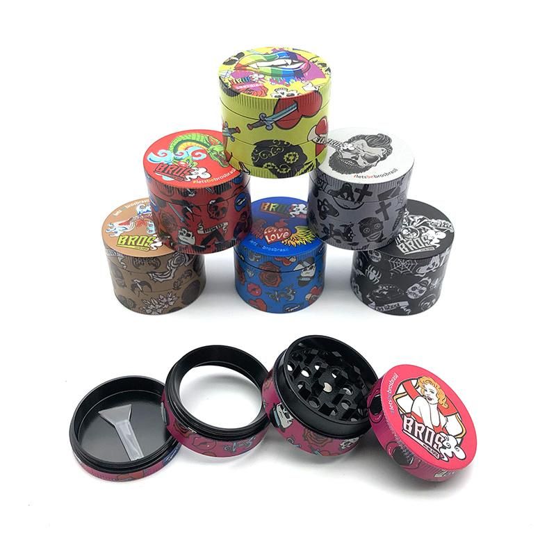 Custom Bros Metal Grinders Smoking Accessories