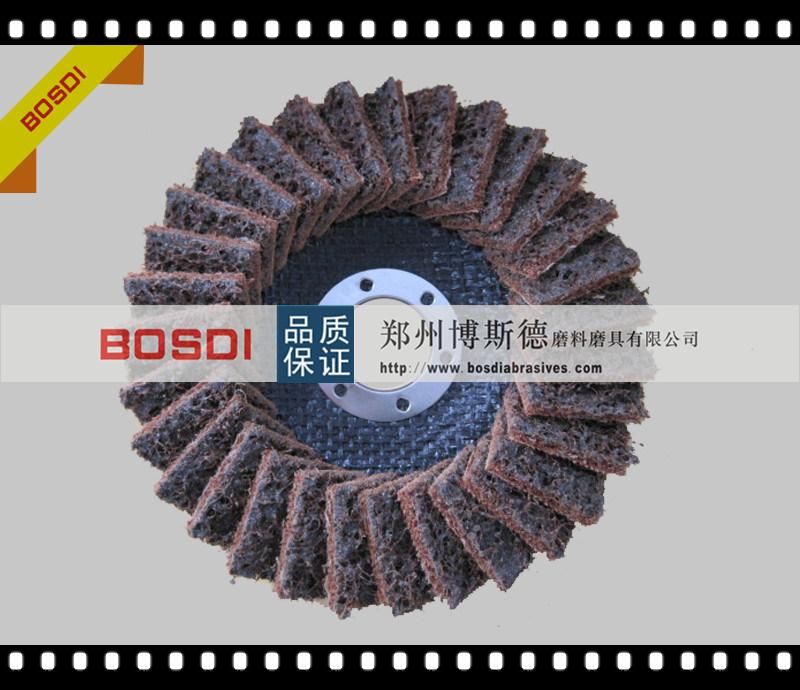 Calcine Alumium Upright Abrasive Flap Disc (100X16mm) for Metal and Stainless Steel, Flapwheel, Flapdisc, Mop Wheel, Coated Stripping Flap Disc, Grindingwheel