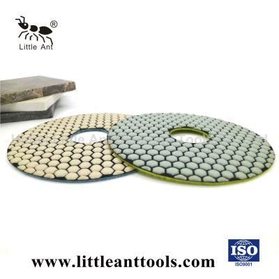 180mm Hot Sale Diamond Flexible Dry Polishing Pads for Marble/Granite