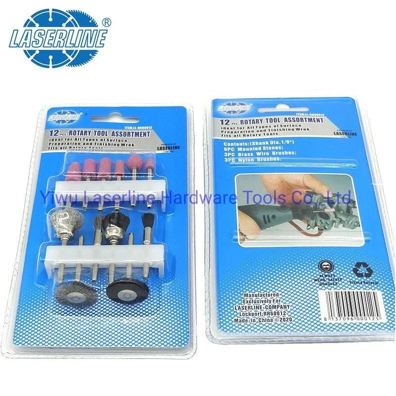 12PCS Mini Rotary Power Drill Tool Accessory Kit Set