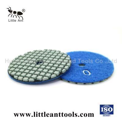 100mm Super Flexible Diamond Dry Polishing Pad for Granite