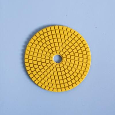 Qifeng Manufacturer Power Tools 5 Inch/125 mm 7 Steps Diamond Wet Polishing Pad for Stones