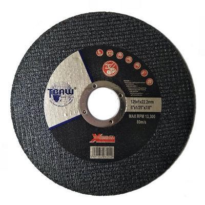 Free Sample Hot Sale 5 Inch 125*1.0*22 Abrasive Disco Cutting Disc, Cut off Wheels Metal Cutting Disc, Stainless, Acier Inox