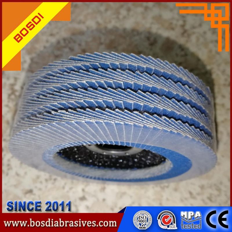 Abrasive Flap Disc Flap Wheel Polishing, 4inch Flap Disc Fiberglass Back Flexible Flower Disc