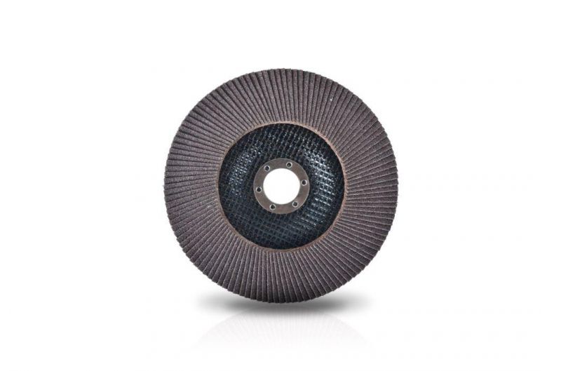 5" 80# High-Heated Alumina Flap Disc with No Damage to The Workpiece as Abrasive Tooling for Angle Grinder Polishing